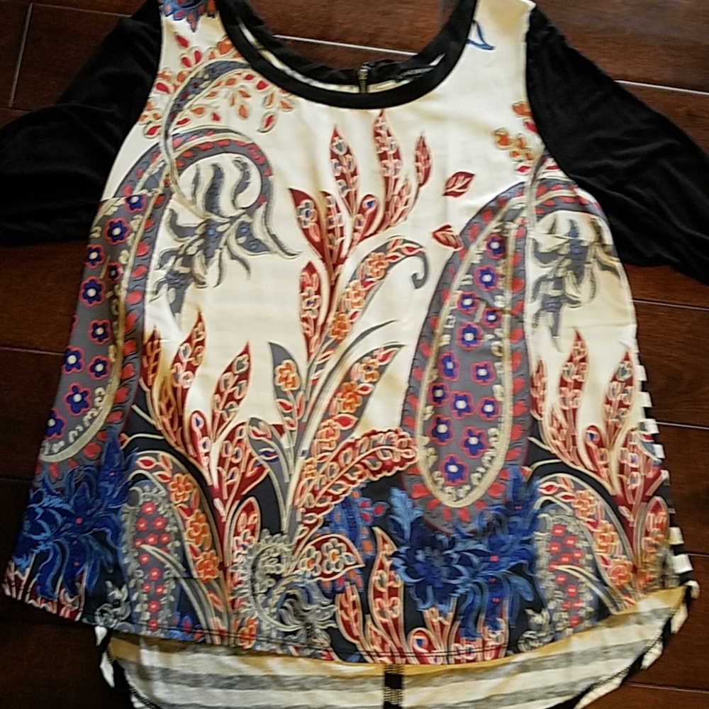 High Low Hem Tunic Top